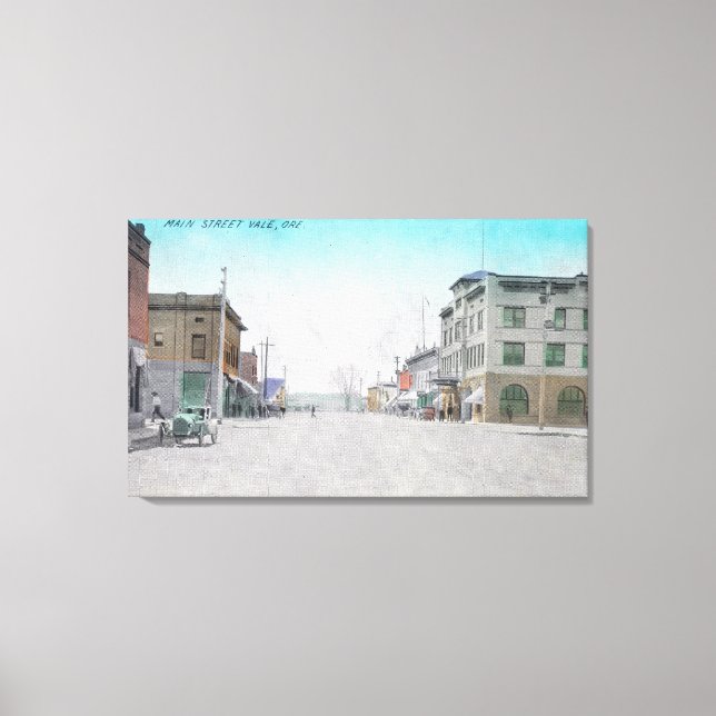 Lienzo Vista de Main StreetVale, OR (Anverso)