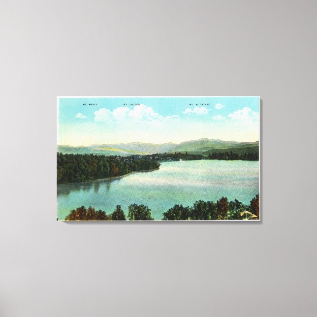 Lienzo Vista de Mts. Marcy, Colden y McIntyre (Anverso)
