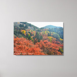 Lienzo Vista de otoño desde el templo Kiyomizu-dera Japón