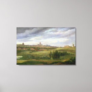 Lienzo Vista de París desde Butte aux Cailles, Gentilly