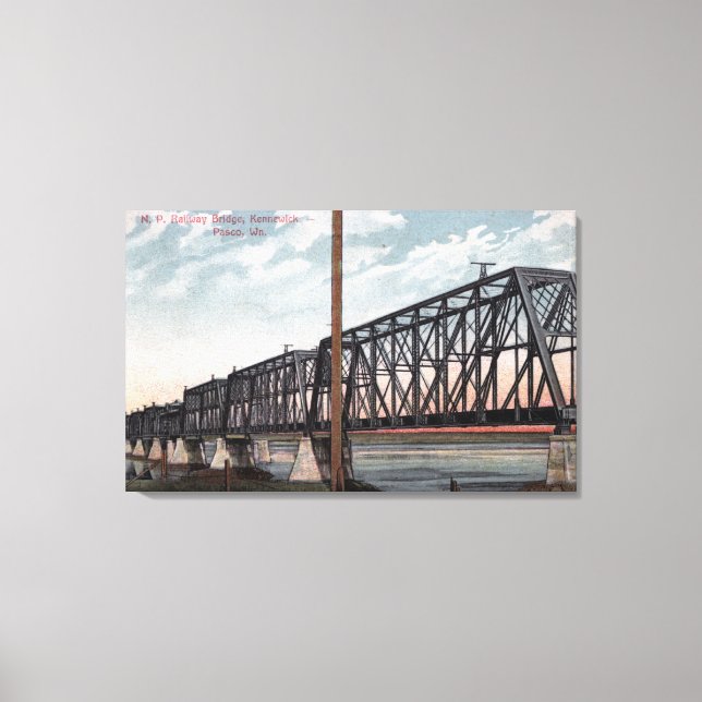 Lienzo Vista de puente del Pacífico Norte (Anverso)