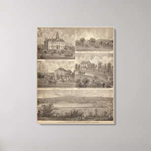 Lienzo Vista de Sauk Rapids, Minnesota