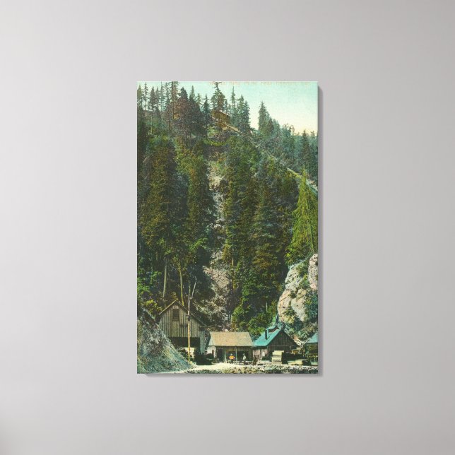 Lienzo Vista de Shasta King MineKennett, CA (Anverso)