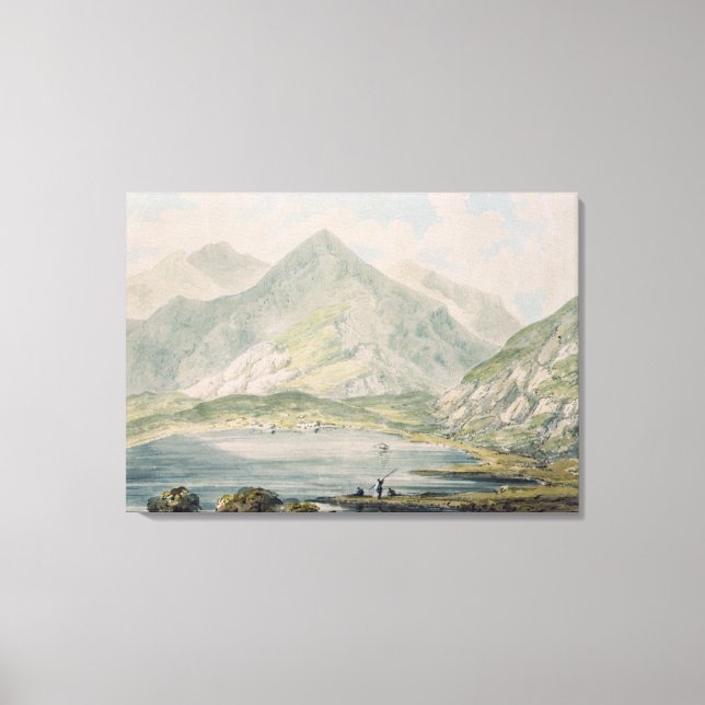Lienzo Vista de Snowdon (Anverso)