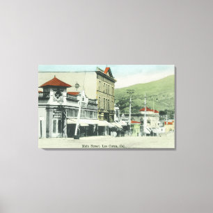 Lienzo Vista de StreetLos principal Gatos, CA