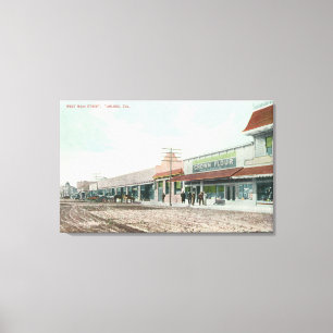 Lienzo Vista de StreetTurlock principal del oeste, CA