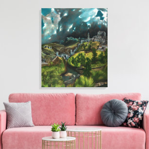 Lienzo Vista de Toledo El Greco