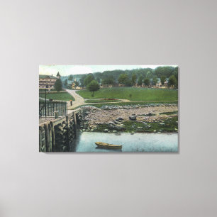 Lienzo Vista de una tierra de campo