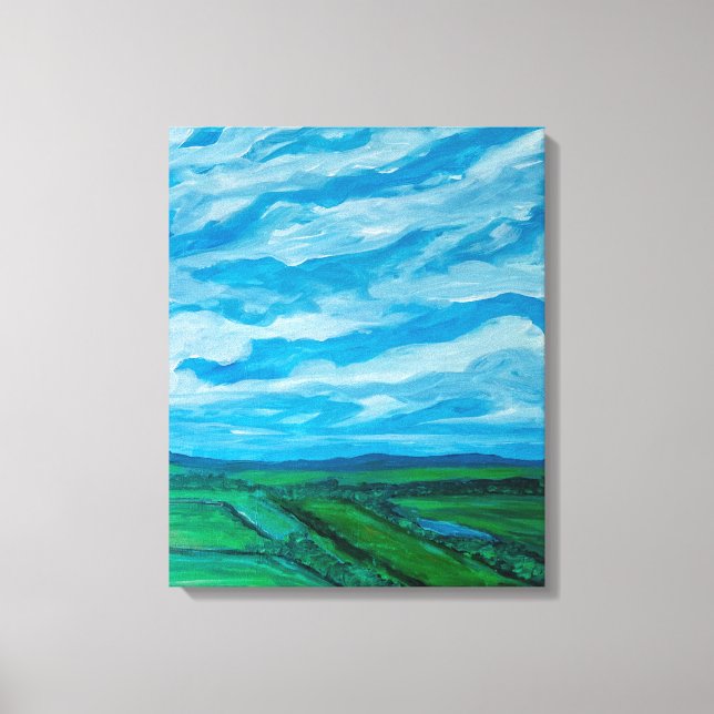 LIENZO VISTA DE VERANO (Anverso)