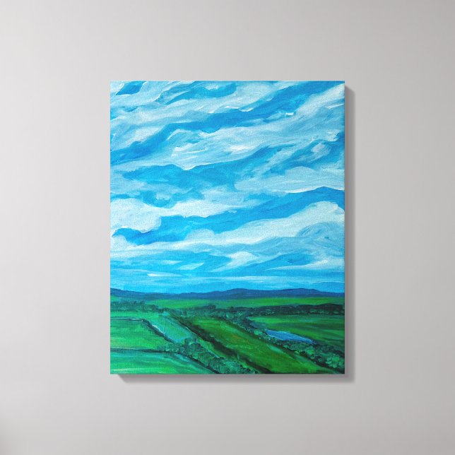 LIENZO VISTA DE VERANO (Anverso)