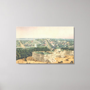 Lienzo Vista de Washington, pub. por E. Sachse y Co.,