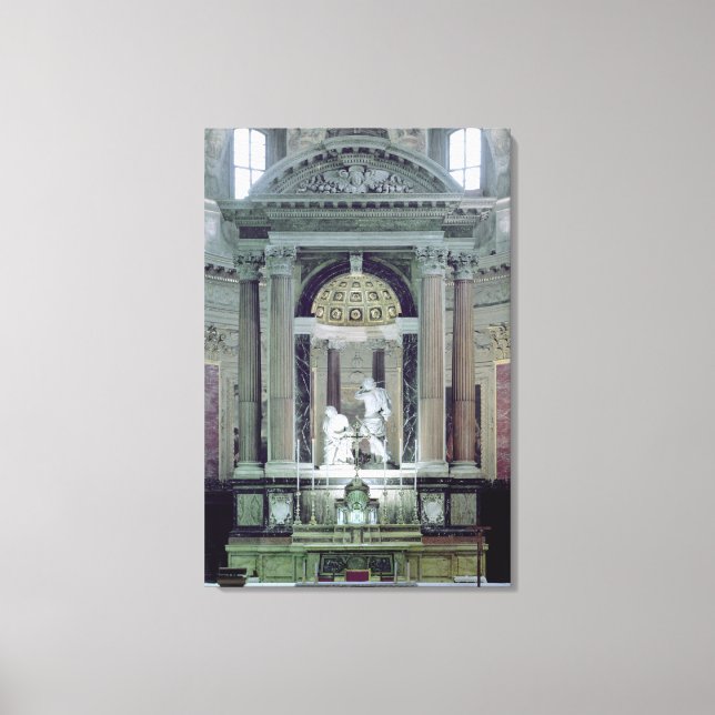 Lienzo Vista del Altar (Anverso)