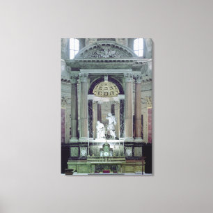 Lienzo Vista del alto altar