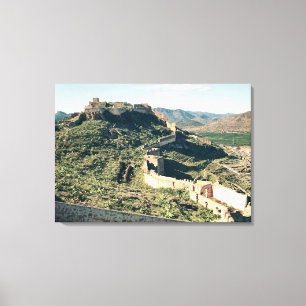 Lienzo Vista del castillo, 8vo-12mo siglo