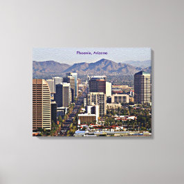 Lienzo Vista del centro de Phoenix, Arizona