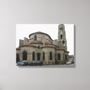 Lienzo Vista del chapitel de la iglesia (foto)