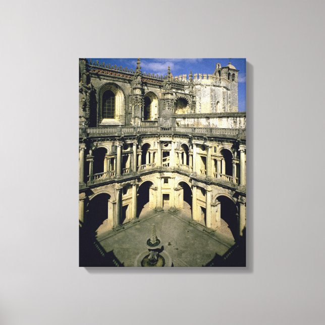 Lienzo Vista del Claustro dos Felipes (Anverso)