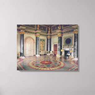 Lienzo Vista del cuarto apuesta en el póquer