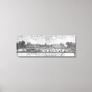 Lienzo Vista del DES Tuileries de Palais de jardines