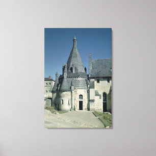 Lienzo Vista del d'Evrault del viaje