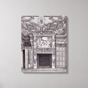 Lienzo Vista del este de la primera planta de sir Paul