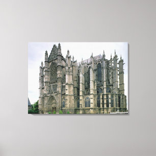 Lienzo Vista del exterior, comenzada 1225 (foto)