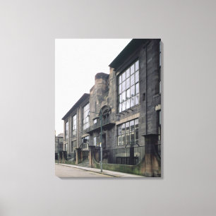 Lienzo Vista del exterior, construida 1897-99