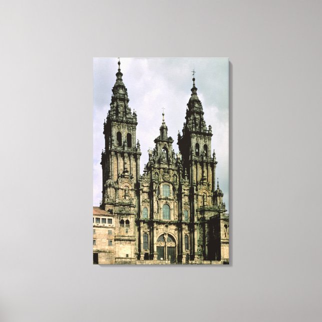 Lienzo Vista del frente occidental 1738-50 (Anverso)