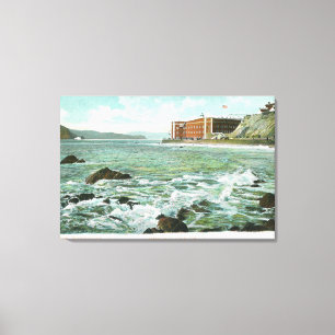 Lienzo Vista del Golden Gate y del punto del fuerte