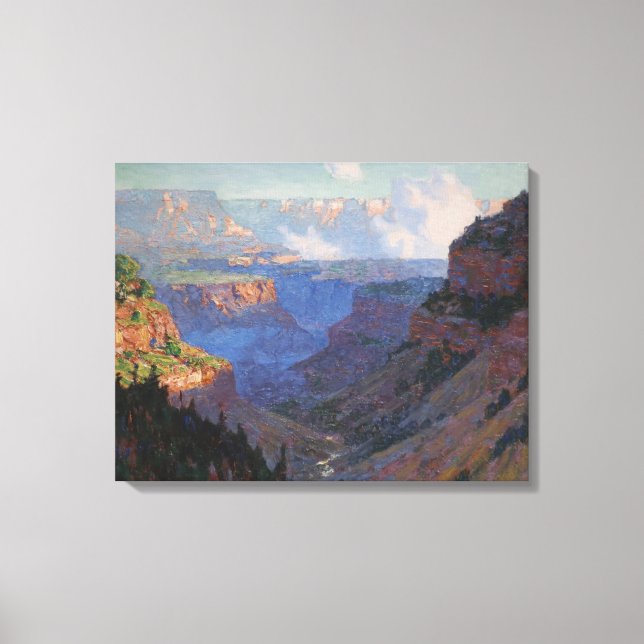 Lienzo Vista del Gran Cañón (por E.H. Potthast) (Anverso)