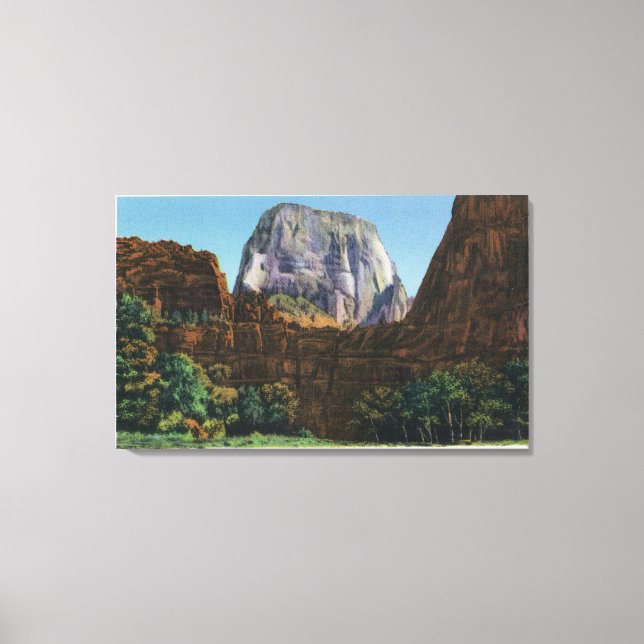 Lienzo Vista del Gran Trono Blanco (Anverso)