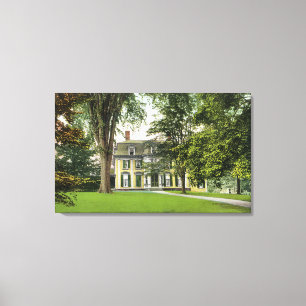 Lienzo Vista del Knoll Elm, longfellow aquí