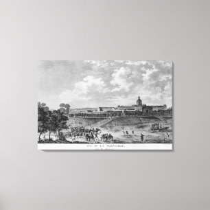 Lienzo Vista del La Salpetriere de Hopital