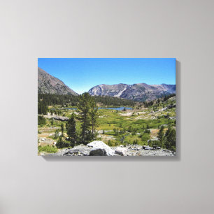 Lienzo Vista del Lago Shell, Paso Tioga, California