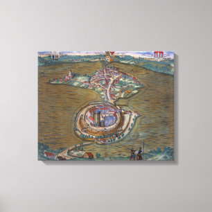 Lienzo Vista del lugar de Louis le magnífico, con uno de