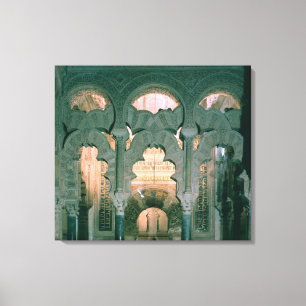 Lienzo Vista del maqsura y del mihrab