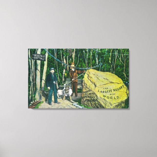 Lienzo Vista del mayor número de oro del mundo (Anverso)