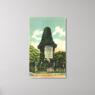 Lienzo Vista del monumento de los soldados