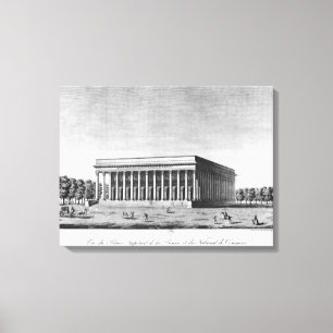 Lienzo Vista del palacio imperial de la bolsa