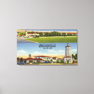 Lienzo Vista del Por--Mar del chalet de Dana