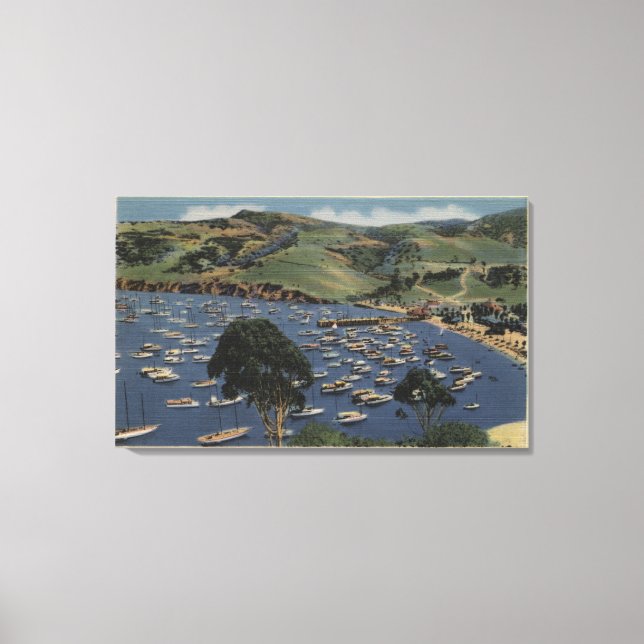 Lienzo Vista del puerto del Istmo (Anverso)