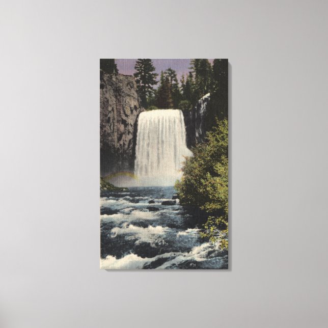 Lienzo Vista del río San Joaquín y las cataratas del arco (Anverso)