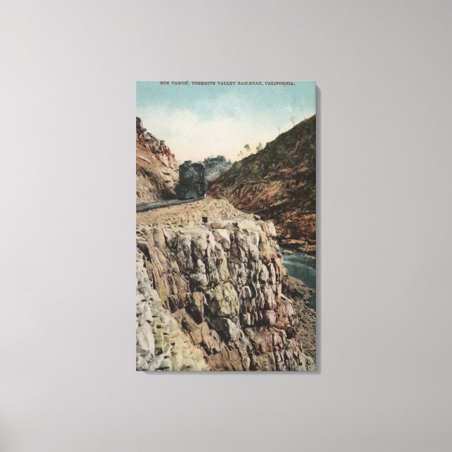 Lienzo Vista del Tren Canon (Anverso)