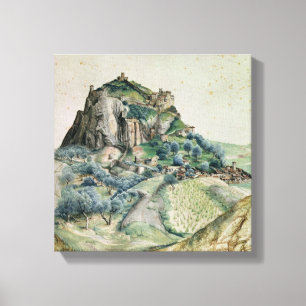 Lienzo Vista del valle de Arco en el Tyrol, 1495