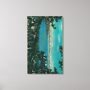 Lienzo Vista desde la autopista Mt. Rosa Lago Tahoe, CA