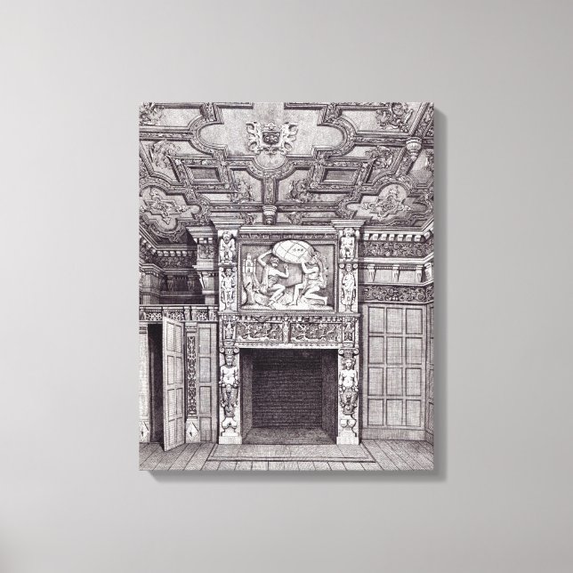 Lienzo Vista este del primer piso de Sir Paul Pindar (Anverso)