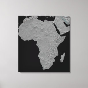 Lienzo Vista estereoscópica de Norteamérica