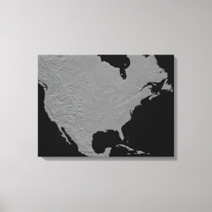 Lienzo Vista estereoscópica de Norteamérica 2