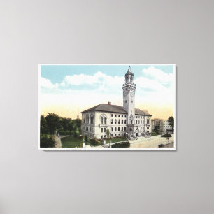 Lienzo Vista exterior ayuntamiento