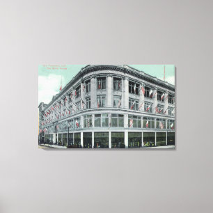 Lienzo Vista exterior de la Casa Blanca